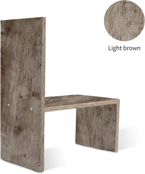 Jerry & Maggie Wooden Desk Organizer for College Dorm Decor, Office Supplies, Makeup Organizer, Grey Oak
