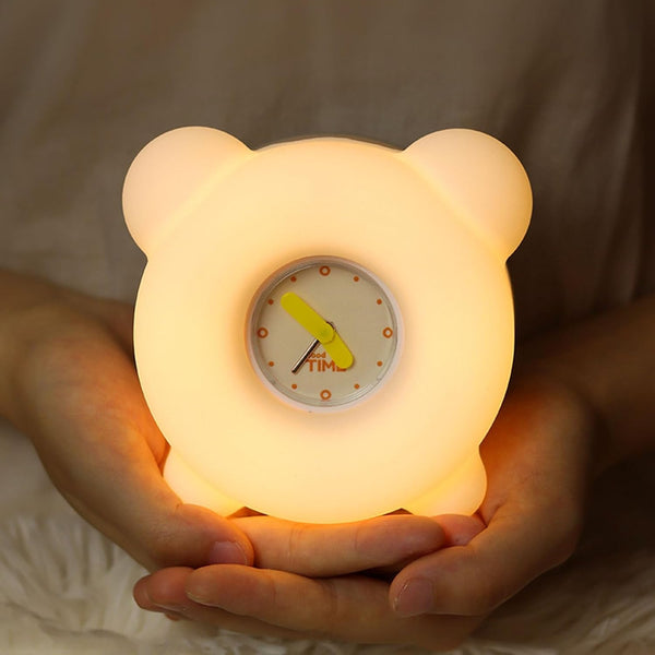 AVEKI Night Light for Kids, Cute Silicone Nursery Night Light with 30-Minute