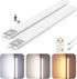 16" Ultra-Thin Under Cabinet Lighting Wireless, Aluminum Alloy Under Counter Lights for