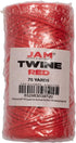 1/8 75 JAM PAPER Kraft Twine - x Yards - Red - Sold Individually