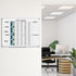 Lockways in and Out Magnetic Dry Erase Board, Employee Planner Board 24" x 18", Colorful Wall-Mounted Aluminum Frame