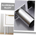 2pcs 6cm DOITOOL Adjustable Metal Cabinet Legs Replacement Furniture Feet for Tv Stand and Bathroom Cabinet, Silver