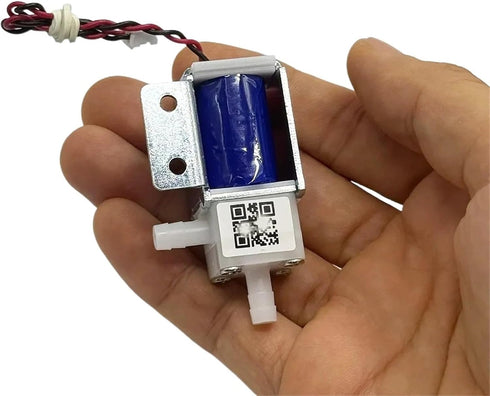 XPIOTMOZK 12V-24V Mini Electric Solenoid Water Valve DC Normally Open Water Air Flow Control Valve Breast Pump