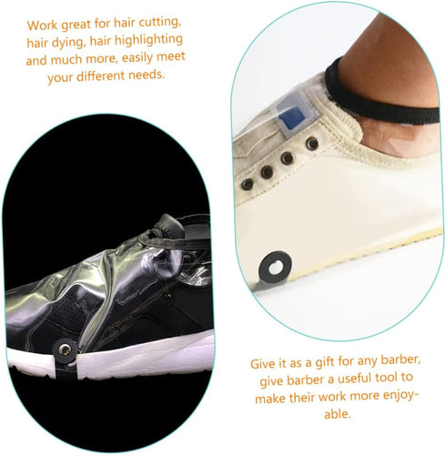 Ipetboom 5pairs Shoe Covers for Hair Stylists Hairdressing Accessories Hair Cutting Shoes Protector Cloaks for Salon