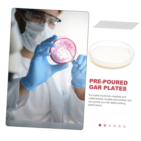 40 Gatuida Pcs Nutrient Agar Plate Tool Kit Petri Dish with Lid Agar Agar Powder Science Fair Projects Tool Potato Agar