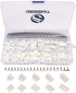 460pcs 2.54mm JST-XH Connector Kit; 2.54mm Female Pin Header; 2/3/4/5/6 Pin Housing Adapter Plug