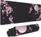 Sakura Cherry Blossom Large Gaming Mouse Pad 31.5x11.8in, Non-Slip Rubber Base, Waterproof Flower Design for Office/Game