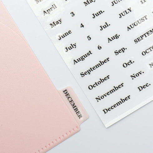 Pink Cash Envelopes A6 Binder Pockets with 6 Tabs and Label Stickers for Budgeting, A6 6-Ring Budget Binder Accessories