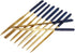 YAKAMOZ 10Pcs Titanium Diamond File Set, Fine Round Needle Files for Metal Wood Stone Glass Jewelry