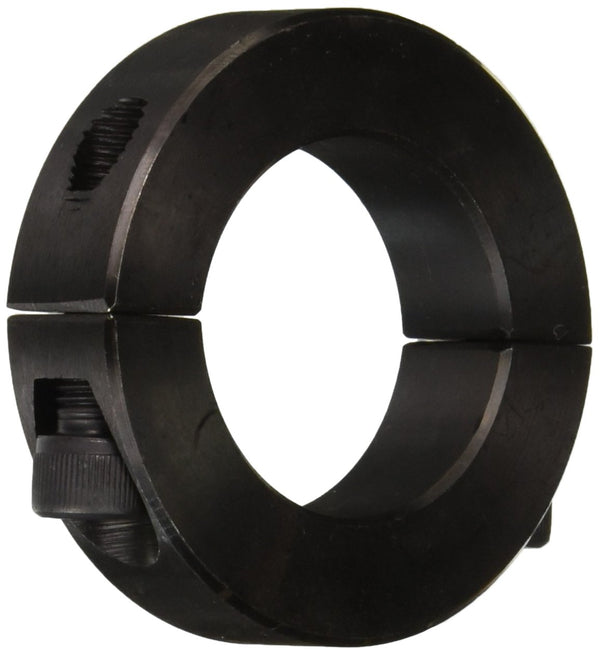 Climax Metal 2C-125 Steel Clamping Collar, Black Oxide Plating, 1-1/4" Bore Size, 2-1/16" OD, 1 Count