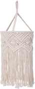 Macrame Ceiling Lamp Shade Lampshade Replacement Handwoven, Nordic Hanging Light Cover Boho Light Shade for Living