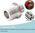 RV Faucet Adapter 1/2 to 3/8 Reducer Faucet Supply Line Adapter Compression Fitting Compatible with Plumbing Water Hose