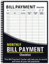 Bill Tracker Notebook: Monthly Bill Payment Checklist, 8.5" x 11", 100+ Pages
