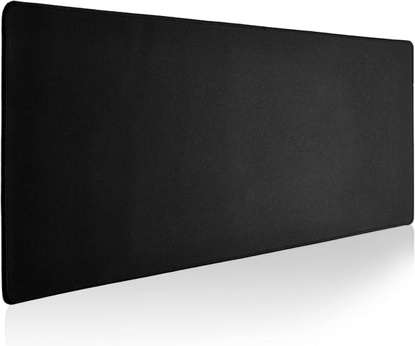 Large Gaming Mouse Pad, Durable Stitched Edges, Non-Slip Rubber Base, 31.5"x11.8"x0.12", Black