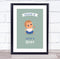 The Card Zoo Light Brown Hair Baby Boy Playing Toy Room Children's Wall Art Print