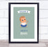 The Card Zoo Light Brown Hair Baby Boy Playing Toy Room Children's Wall Art Print