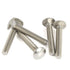 1/4-20 x 1 Carriage Bolts Screws, Stainless Steel 18-8 (304), Round Head, Square Neck, Fully Threaded, 25 PCS