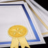 PaperDirect Gold Foil Ribbon Certificate Seals, 2 Inch, Self Adhesive, 100 Count, Embossed Achievement Award Stickers
