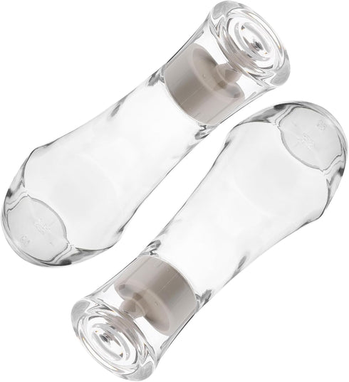 MAGICLULU 2pcs Mouth Wash Dispenser Bottle for Mouthwash Pump Dispenser Cup Countertop