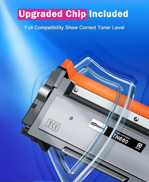 TN760 Toner for Brother Printer 2 Pack Replacement for TN760 TN-760 TN730 Black for HL-L2350DW MFC-L2690DW Printer