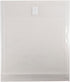 JAM PAPER Plastic Expansion Envelopes with Hook & Loop Closure - Clear - Letter Open End - 9 3/4 x 11 3/4 with 1 Inch