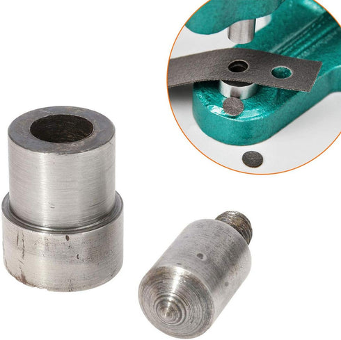 BEAMNOVA Punching Die for Hand Press Grommet Machine - Eyelet Hole Punch Tool (10mm (3/8 inch), Pointed for Material of
