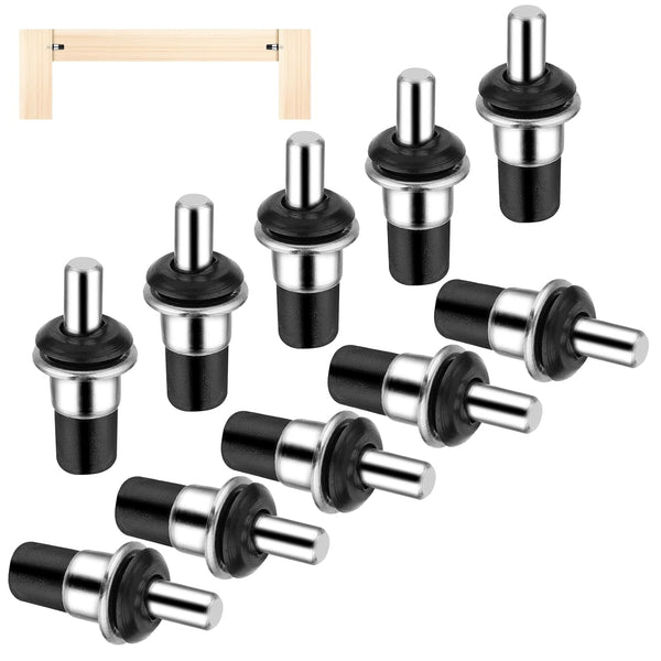 Andibro Cabinet Door Repair Pins, 10 Pieces Spring Loaded Pins Replacement Repair Pins