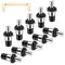 Andibro Cabinet Door Repair Pins, 10 Pieces Spring Loaded Pins Replacement Repair Pins