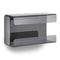 Tinted Acrylic Glove Box Holder, Wall Mount for Horizontal or Vertical Use