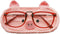 2 Packs Crochet Cute Glasses Holder for Nightstand Eyeglass Case Desk Knitted