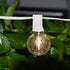 50Ft 22 G40 Bulbs(2 GOOTHY LED Outdoor String Lights with LED Shatterproof Globe Spare), Connectable Hanging Outdoor