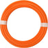 Quickun Pneumatic Tubing 1/4" Tube OD PU Polyurethane Air Hose Line for Fluid Transfer, Orange 32.8ft