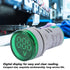 YWBL-WH DC 6-100V LED Digital Voltmeter, Light Voltage Meter Signal Indicator