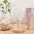 BENECREAT Small Boho Shades Replacement, White Paper Cord Lampshade Woven Pendant Light Covers Retro Lampshade