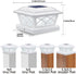 2 8 4x4 5x5 6x6 (1 Pack) SIEDiNLAR Solar Post Cap Lights Outdoor Glass Color Modes LEDs for Posts Fence Deck Patio