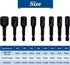 8 Pcs Tap Socket Wrench, High Hardness Alloy Steel Socket Taps, 1/4 Hex Shank Air Screwdriver Accessories