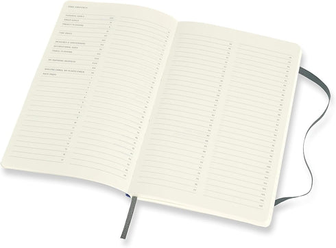 Moleskine PRO Notebook, Soft Cover, Large (5" x 8.25"), Forest Green, 192 Pages for Professional Project Planning