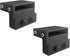 2PCS Barn Door Stopper for Sliding Barn Door Hardware Accessories, Fits Track Width 1-7/16 in-1-5/8 in