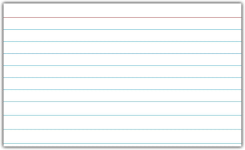 C-Line Index Cards, 3" x 5", White, 100/PK (48807)