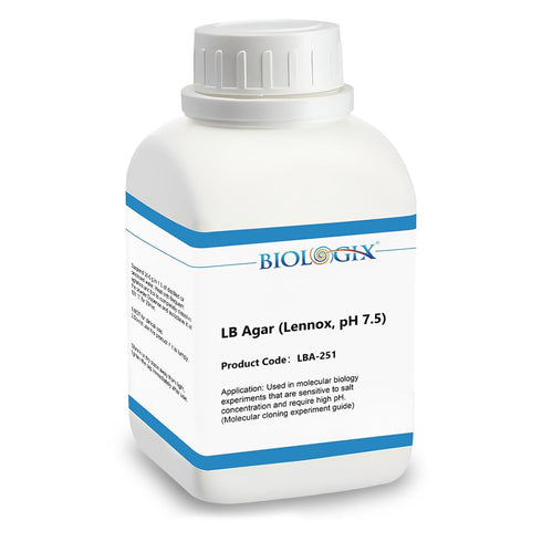 LB Agar Medium, Luria Low Salt, Powder, Laboratory Grade with Tryptone, Yeast
