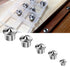 Stainless Steel Dowel Pin Centers Set, 5pcs Dowel Pins of 1/4" 3/8" 5/16" 7/16" 1/2" for Joinery Accessories