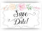 Lone Star Art Wedding Save The Date Postcards - Set of 50