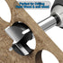 1 Inch Carbide Forstner Drill Bit, Tipped Bit for Hard Wood, Woodworking Hinge Cutter Tool Kits