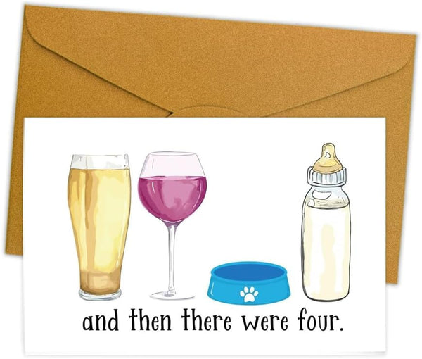 Tofwaol Baby Shower Card Funny Pregnancy Announcement Gifts for Friends Family Cute New
