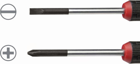 STEELMAN 6-Piece Precision Steel Shaft Long Electronics Screwdriver Set - Variety of Sizes