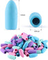 Pencil Erasers, Pencil Top Erasers, Toppers, Cap Erasers for Kids, Bulk Pencil Top Erasers (80Pcs/Box)