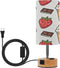 MOOCG Summer Ice Cream Touch Control Table Lamp with Fabric Shade, 3 Color