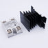 TWTADE SSR-25 DD Solid State Relay 25A DC 3-32V to DC 5-60V + Heat Sink
