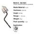 Acrux7 Hand Deburring Tool Kit, 10pcs Rotary Deburr Blades + 1pcs Countersink Blade with Aluminum & Silicone Handle,