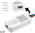 SP110E 5V/12V/24V WS2812B WS2813 SK9822 APA102 SK6812 LPD8806 DMX512 1903 RGBZONE Bluetooth LED Controller, Pixel LED